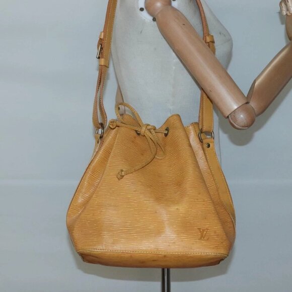 LOUIS VUITTON Epi Petit Noe Shoulder Bag Yellow - Picture 1 of 15